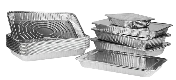 Aluminum Pan Trays with Lids