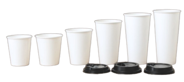 Single Wall Paper Cup with Lid